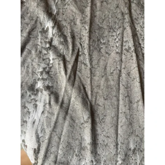 Annie Turbin Hand Dyed Watercolor Print Top Multi Taupe Sz 2 / Medium LS‎ Top - Picture 7 of 7